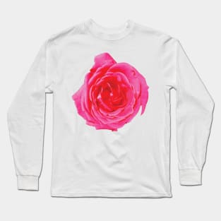 Beautiful big red rose Long Sleeve T-Shirt